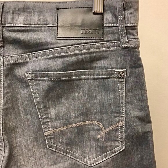 Mavi 31x32 Tag Size Matt Relaxed Straight Leg Men’s Jeans Gray Actual 34x31.5 - Picture 5 of 9